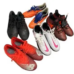 O19389【24.5〜25.0cm】サッカースパイク 5足 NIKE ミズノ