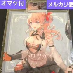 オマケ付 フラミンゴ ハンドタオル マグネット 04 トワツガイ グッズガチャ