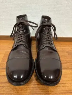 トリッカーズ　ジョージブーツ　UK8、Fit4、黒　ユニオンワークス別注 極上☆トリッカーズ SIZE 8-4(UK7程度)【☆ユニオンワークス別注