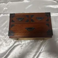 高山　けやき工芸　小箪笥　和箪笥　金
