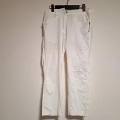 marie claire ホワイトパンツ