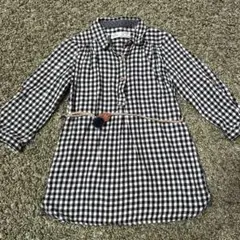 ZARA チェック柄長袖シャツ 18/24 months