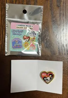 エンジェルブルー おほほパンダ ピンバッチ