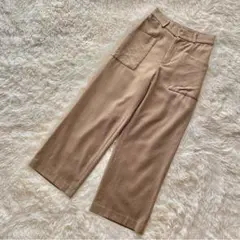 Whim Gazette ウィムガゼット ワイドパンツ カシミヤ混 38