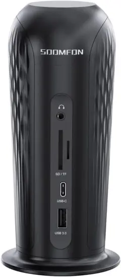 Soomfon 12-in-1 USB-C ドッキングステーション 100W