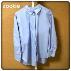 ZOOTIE ズーティー ライトブルー 長袖シャツ ビッグシャツ M