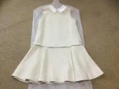 フォクシー 42 ツイードワンピース Foxey