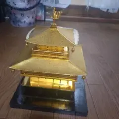 金閣寺　金属製　置物　アンティーク　工芸品