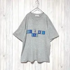 【TRUSSARDI】半袖Tシャツ カットソー グレー プリントロゴ M