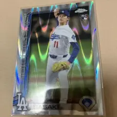 2025 TOPPS CHROME RAY WAVE ROKI SASAKI