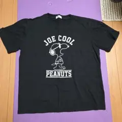 JOE COOL PEANUTS Tシャツ 黒