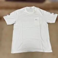 Papas ホワイト Tシャツ 胸ポケット付き Mサイズ