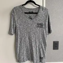 stooge&co カットソー　　グレーバックプリント　Mサイズ