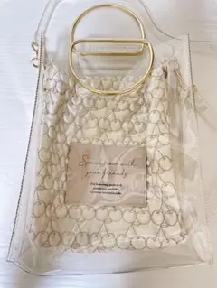 クリア ショルダーバック OLIVE des OLIVE