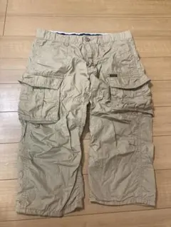 ダブルビー　ベージュ カーゴパンツ150
