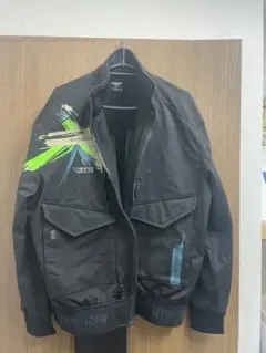 IZFR ブラック アウターとカーゴパンツ セット