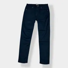 シネマクラブ ハニーズ コットン シンプル スキニーパンツ ネイビー M