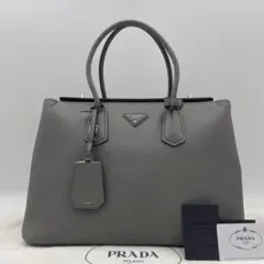 未使用に近い✨プラダ BN2748 トートバッグ サフィアーノ グレージュ A4