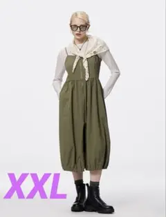 ジップバブルヘムワンピース　gu