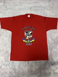 90's JEZEES 1992 袖シングルステッチ　T-shirt XL