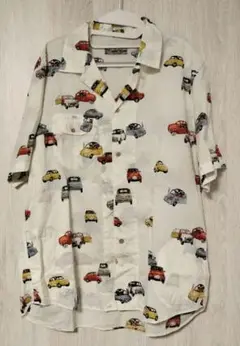 【希少】PAPAS ISLAND FIAT500 アロハシャツ M