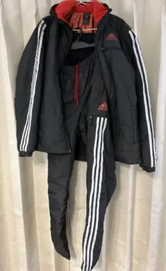 adidas アディダス　 ウインドブレーカー上下セット　サイズO （美品）