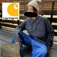 カーハート ワンポイントロゴ 長袖シャツ ワークシャツ