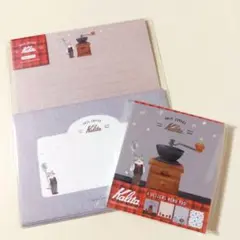 【新品】カリタ　コラボ　レターセット　メモパッド　ネコ　古川紙工