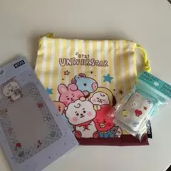 BT21 グッズ　RJ  フォトフォルダー　紙石鹸　ポーチ