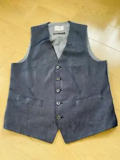 BEAMS HEART ダークブルー ベスト 48