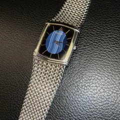 SEIKO Credor Ladies Quartz Watch 6730-5340 Blue Agate Dial