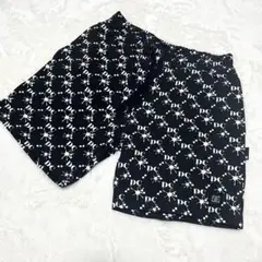 DC SHOES 総柄 ハーフパンツ ショートパンツ Mサイズ ブラック