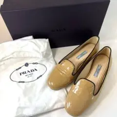 ⭐︎美品 PRADA フラットシューズ 21.5cm ベージュ