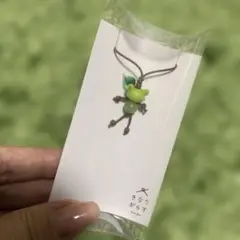 きなりがらす　かえるストラップ