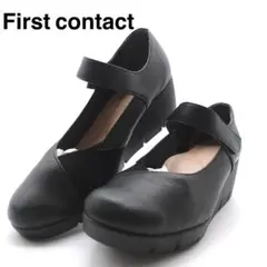 First Contact ファーストコンタクト パンプス ストラップ　黒