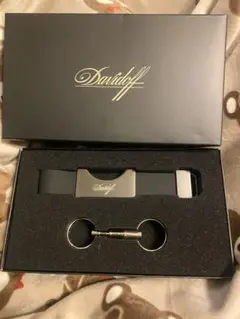 ダビドフ 葉巻スタンド キーホルダー 黒 チャーム