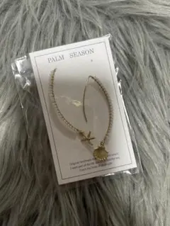 PALM SEASON シェルモチーフピアス