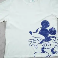 Disney ディズニー × ベルメゾン ミッキーマウス Tシャツ LLサイズ