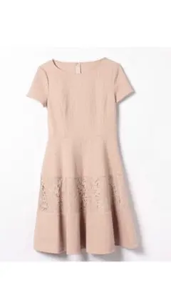 ANAYI ブリスタJQレースフレアーワンピース