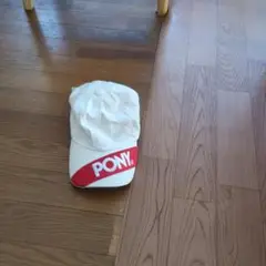 PONY ホワイト ベースボールキャップ