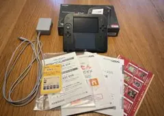 Nintendo 2DS クリアブラック 本体、箱、充電器付き　⚠️画面キズあり