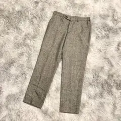 未使用級『INHERIT』インヘリット　テーパードパンツ　スラックス　グレー