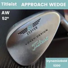 タイトリストボーケイアプローチウェッジゴルフクラブ初心者中古AW52°アイアン