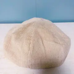 期間限定セール　秋冬　きのこベレー　ぽわん帽子　ベレー帽　コーデュロイ　美品