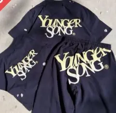 Younger Song ネイビーセットアップ