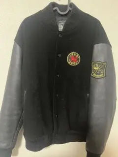 AND SUNS アンドサンズ　袖レザー　スタジャン　サイズM AND SUNS アンドサンズ 袖レザー スタジャン サイズM