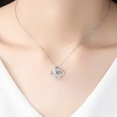 ♥️残りわずか♥️レディース　ネックレス　シルバー　おしゃれ　人気　メビウス