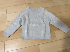 ニット トップス knit トレーナー 花
