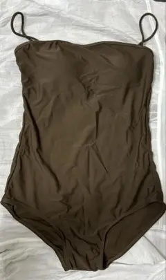 水着　ブラウン　新品　ワンピースタイプ