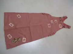 ★美品 ピンクハウス 豪華くま刺しゅう ジャンパースカート ピンク